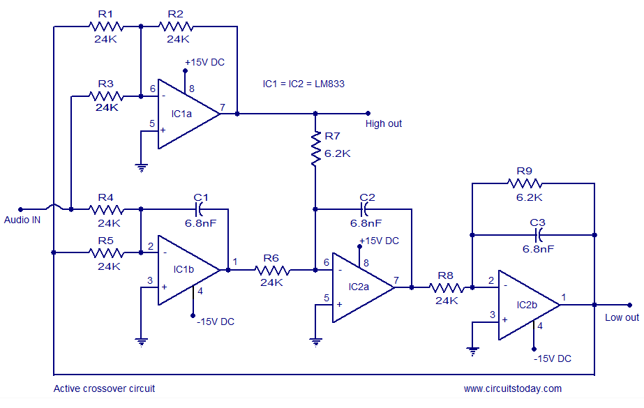 stereo amplifier circuit BA5417